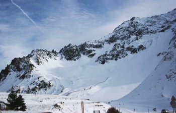  Hautes-Alpes, le col du lautaret. 