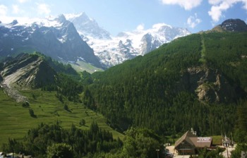  Hautes-Alpes, Haute Valées, Téléphérique des Glaciers de la meije. 