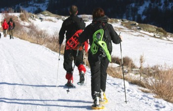  Hautes-Alpes, Névache Foncouverte, randonnée raquette. 