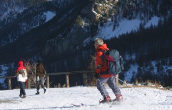  Hautes-Alpes, Névache Foncouverte, ski de fond. 